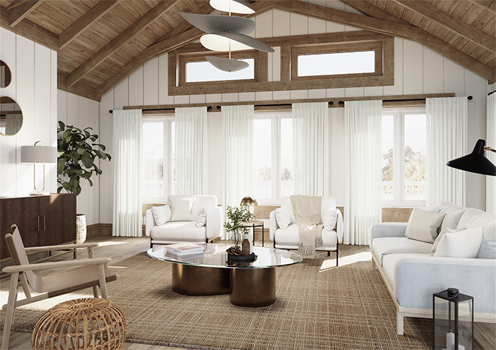 Teramo Voile, Balmy White - Made to Measure Curtains - Image 7